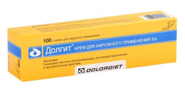 Долгит 5% 100г крем д/пр.наружн. №1 туба (Dolorgiet gmbh)