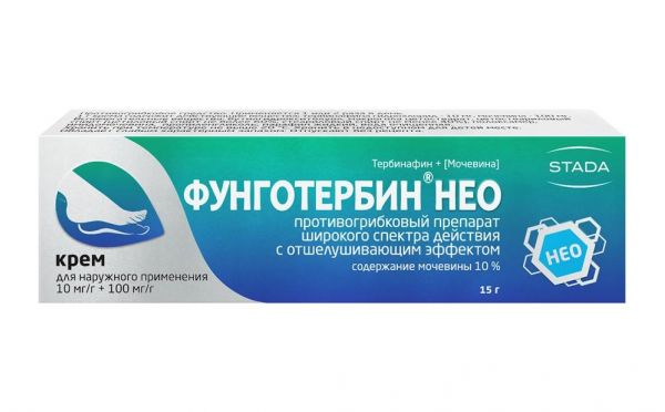 Фунготербин нео 15г крем д/пр.наружн. №1 туба (Нижфарм оао)