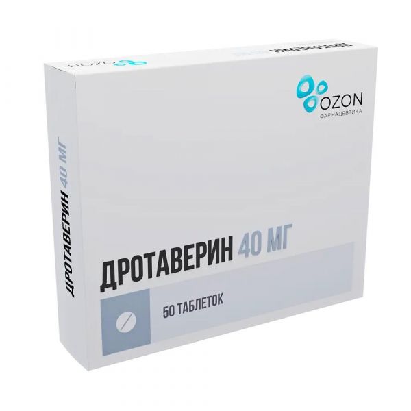 Дротаверин 40мг таб. №50 (Озон фарм ооо_2)
