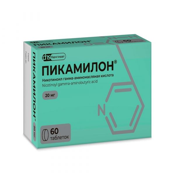 Пикамилон 20мг таб. №60 (Фармстандарт-уфавита оао [уфа])