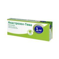 Анастрозол 1мг таб.п/об.пл. №28 (ТЕВА)
