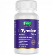 Эвалар лаб l-тирозин 500мг таб. №60 (ЭВАЛАР)