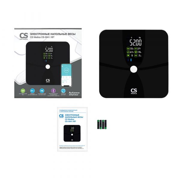 Весы электронные напольные cs-3041.1bt (Guangdong welland technology co., ltd)