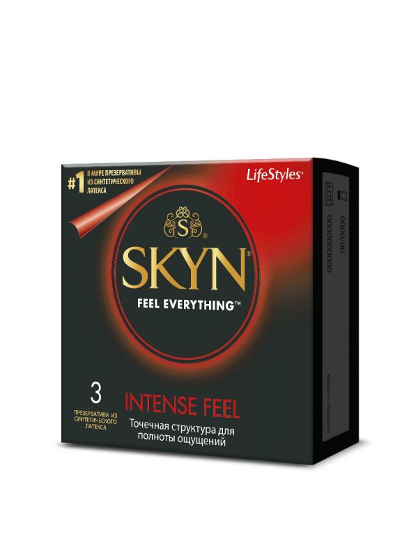 Презерватив skyn intense feel №3 текстурированные (Suretex limited)