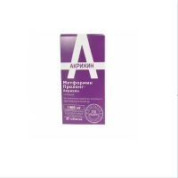 Метформин лонг 1000мг таб.пролонг. №30 (АКРИХИН)