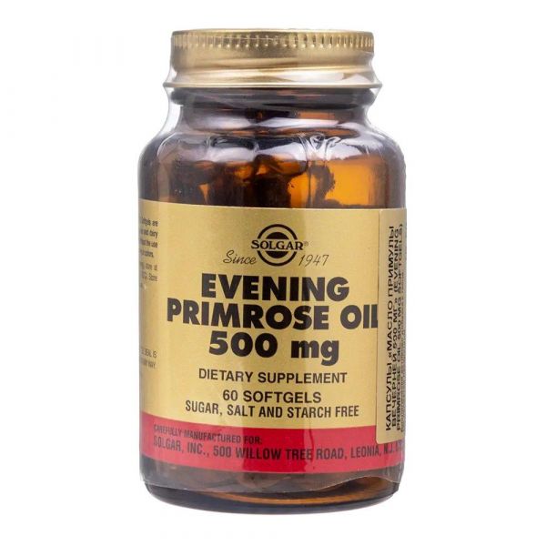 Solgar (Солгар) масло примулы вечерней 500мг капс. №60 (Solgar vitamin and herb)