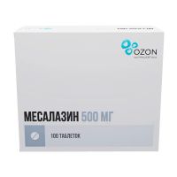 Месалазин 500мг таб.п/об.киш/раств. №100 (АТОЛЛ)