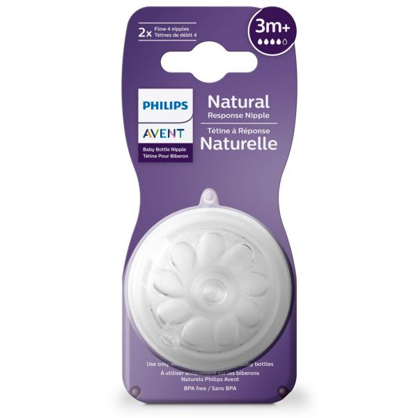Avent (авент) соска для бутылочки natural responce №2 3+ мес. средний поток scy964/02 (Philips consumer lifestyle b.v.)
