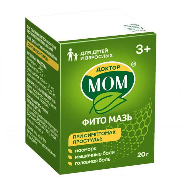 Доктор мом фито 20г мазь д/пр.наружн. №1 бан. (Unique pharmaceutical laboratories_1)