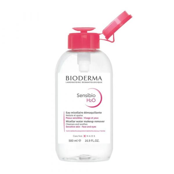 Bioderma (Биодерма) сенсибио вода очищающая 500мл фл.помпа  1779 (Naos)