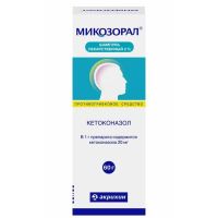 Микозорал 2% 60мл шампунь №1 фл. (АКРИХИН)