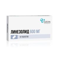 Линезолид 600мг таб.п/об.пл. №10 (АТОЛЛ)