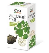 Kima (Кима) чай зелёный байховый листовой высшего сорта 75г с липовым цветом (СОЛНЦЕ АЛТАЯ)