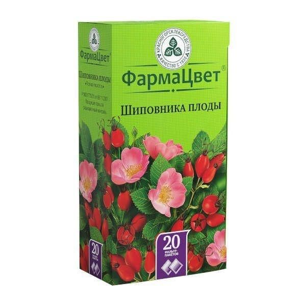 Шиповника плоды 2г пор. №20 ф/п. (Красногорсклексредства оао)