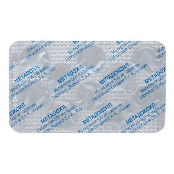 Метадоксил 500мг таб. №30 (Baldacci laboratoire s.p.a.)