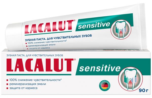 Lacalut (Лакалют) зубная паста сенситив 90г (Dr.theiss naturwaren gmbh)