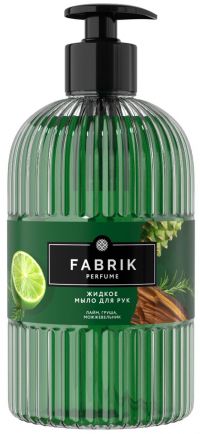 Fabrik cosmetology (Фабрик косметолоджи) мыло жидкое 500мл лайм груша можжевельник (ФАБРИК КОСМЕТИК ООО)