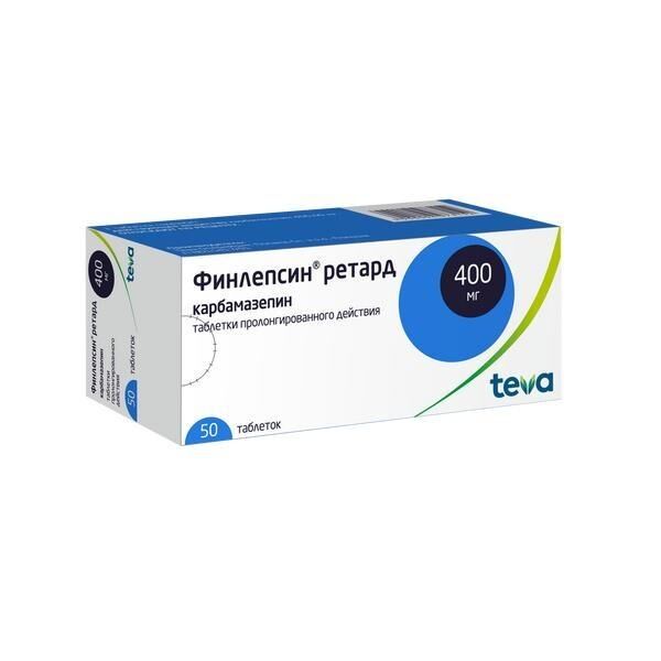 Финлепсин ретард 400мг таб.пролонг. №50 (Teva operations poland sp z.o.o._1)