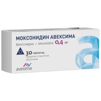 Моксонидин 0,4мг таб.п/об.пл. №30 (ИРБИТСКИЙ ХФЗ)