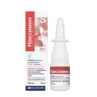 Наксимин 0,1мг+5мг/доза 15мл спрей наз.доз. №1 фл.расп.  с 6 лет (ГРОТЕКС)