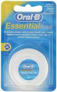 Oral-b (орал би) зубная нить essential floss 50м невощеная (ПРОКТЕР ЭНД ГЕМБЛ)
