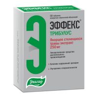 Эффекс трибулус 250мг таб.п/об. №60 (ЭВАЛАР)