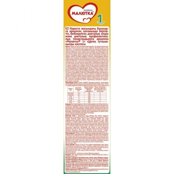 Малютка молочная смесь 1 350г кисломолочная (Нутриция ооо)