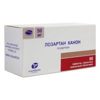 Лозартан 50мг таб.п/об.пл. №60 (КАНОНФАРМА)