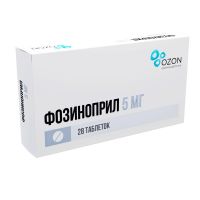 Фозиноприл 5мг таб. №28 (АТОЛЛ)