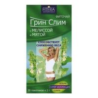 Грин слим ти 2г фиточай №30 ф/п.  мята мелисса (ФИТЭРА)