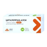 Циталопрам 10мг таб.п/об. №30 (АЛСИ ФАРМА)