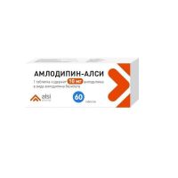 Амлодипин 10мг таб. №60 (АЛСИ ФАРМА)