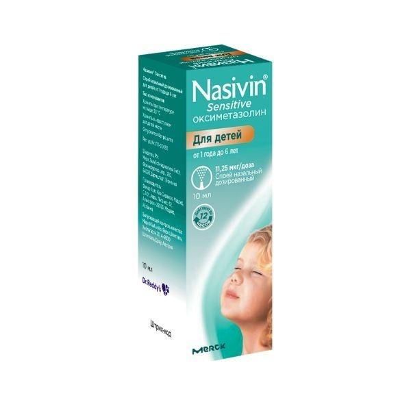 Називин сенситив 11.25мкг/доза 10мл спрей наз. №1 фл.-доз. (Famar health care services madrid sau/merck kgaa & co. werk spi)