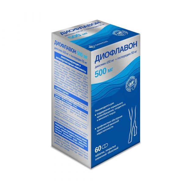 Диофлавон таб.п/об.пл. №60 (Vetprom ad)