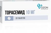 Торасемид 10мг таб. №20 (ОЗОН)