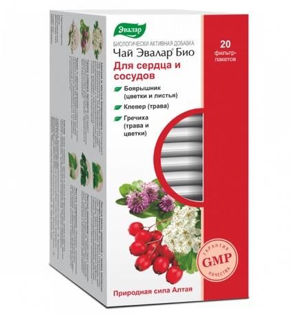 Эвалар био для сердца и сосудов 1.5г чай №20 ф/п. (Эвалар зао)