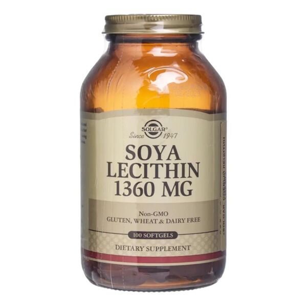 Solgar (Солгар) натуральный соевый лецитин капс. №100 (Solgar vitamin and herb)