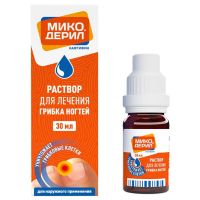 Микодерил 1% 30мл р-р д/пр.наружн. №1 фл.-кап. (ОТИСИФАРМ)