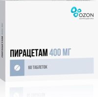 Пирацетам 400мг таб.п/об. №60 (ОЗОН)