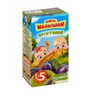 Фрутоняня малышам пюре 125г яблоко слива (ПРОГРЕСС ОАО)