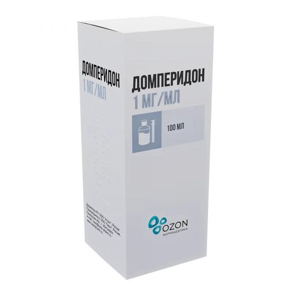Домперидон 1мг/мл 100мл сусп.д/пр.внутр. фл. (Озон ооо)