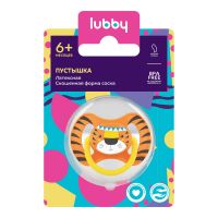 Lubby (Лабби) соска-пустышка №1 латекс скошен. с 6 мес. 28556 (ЙЕЛОУКЭЙР ЛТД)