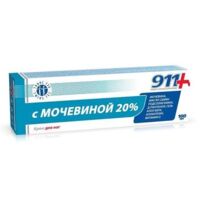 911 крем для ног 100мл с мочевиной (ТВИНС ТЭК)