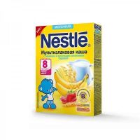 Nestle (Нестле) каша молочная 200г мультизлак банан земляника с 8 мес. (НЕСТЛЕ РОССИЯ ООО)