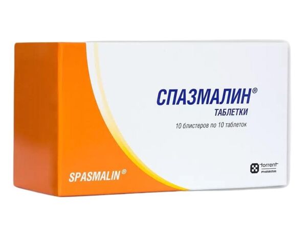 Спазмалин таб. №100 (Torrent pharmaceuticals ltd)