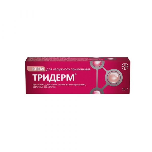 Тридерм 15г крем д/пр.наружн. №1 туба (Famar a.v.e.)