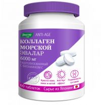 Коллаген морской эвалар 6000мг таб. №60 (ЭВАЛАР)