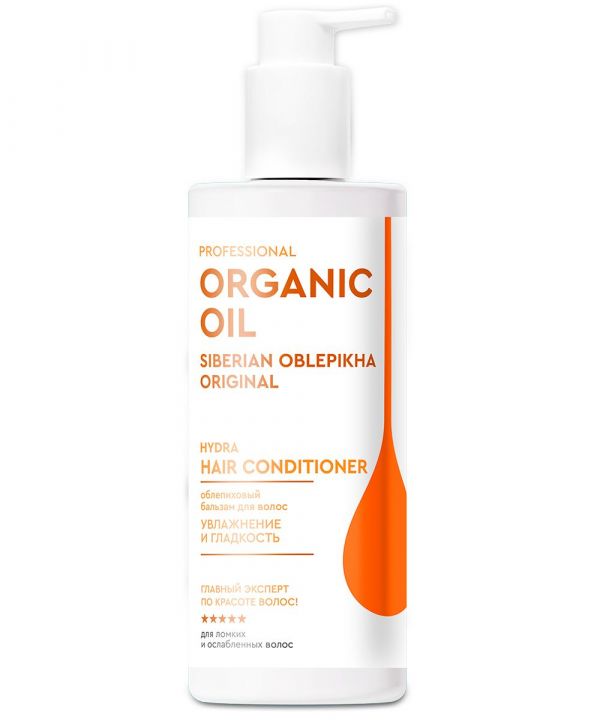Organic oil (органик ойл) бальзам для волос professional 250мл облепиха увлажнение и гладкость (Фитокосметик ооо)