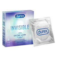 Презерватив durex №3 invisible extra lube (РЕКИТТ БЕНКИЗЕР)