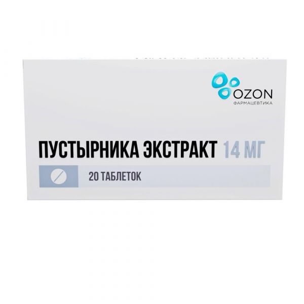 Пустырника экстракт 14мг таб. №20 (Озон ооо)